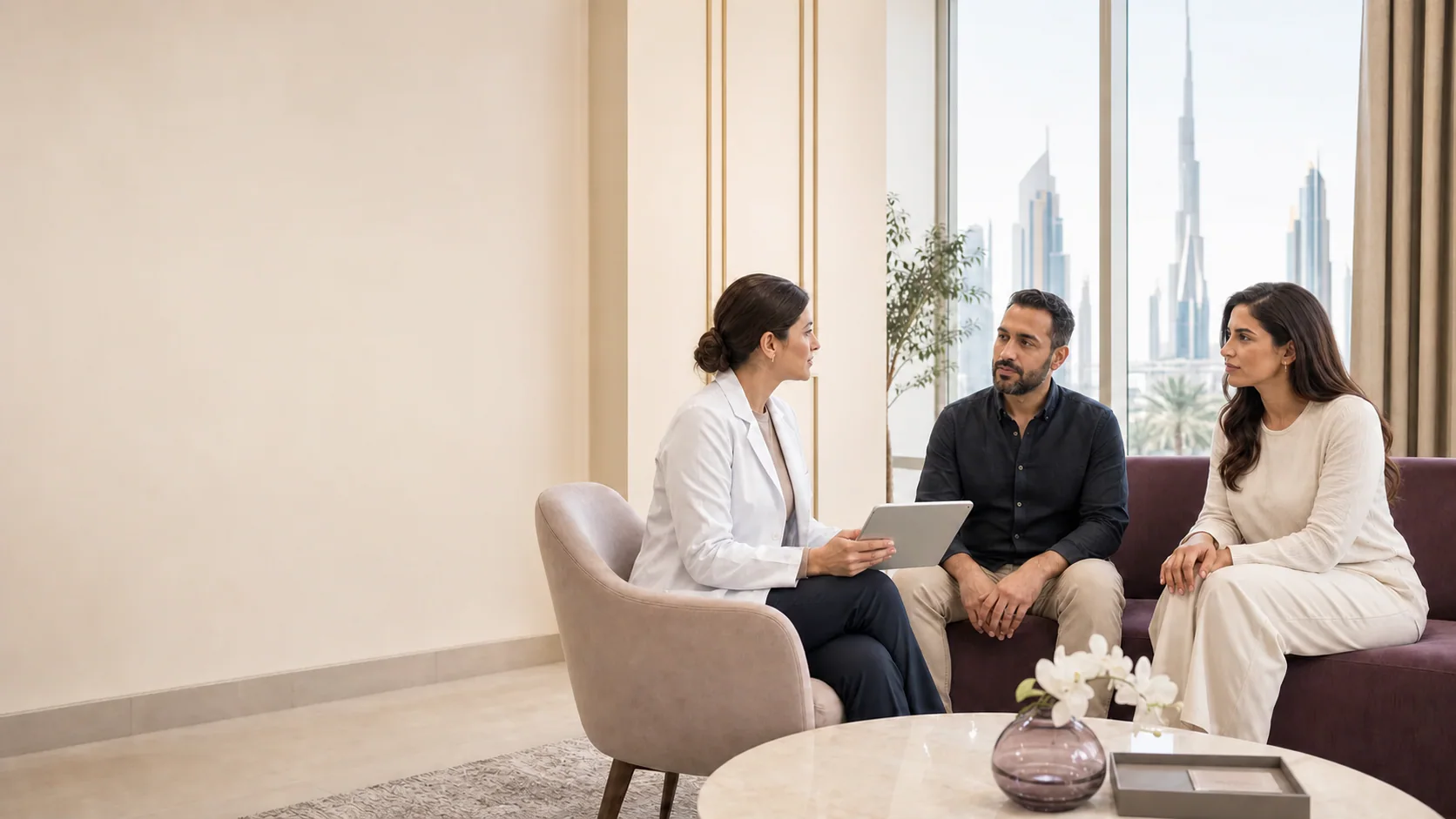 صورة توضيحية مولّدة بالذكاء الاصطناعي؛ لا تمثل مريضاً أو منشأة حقيقية.